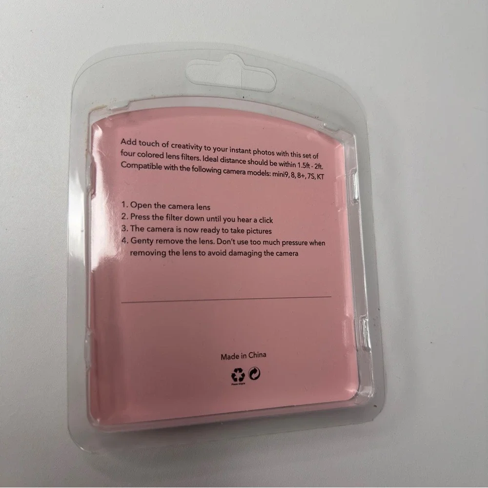 Instax‎ Instant Camera Lens Filters Colors Green Orange Red Blue Tint Universal